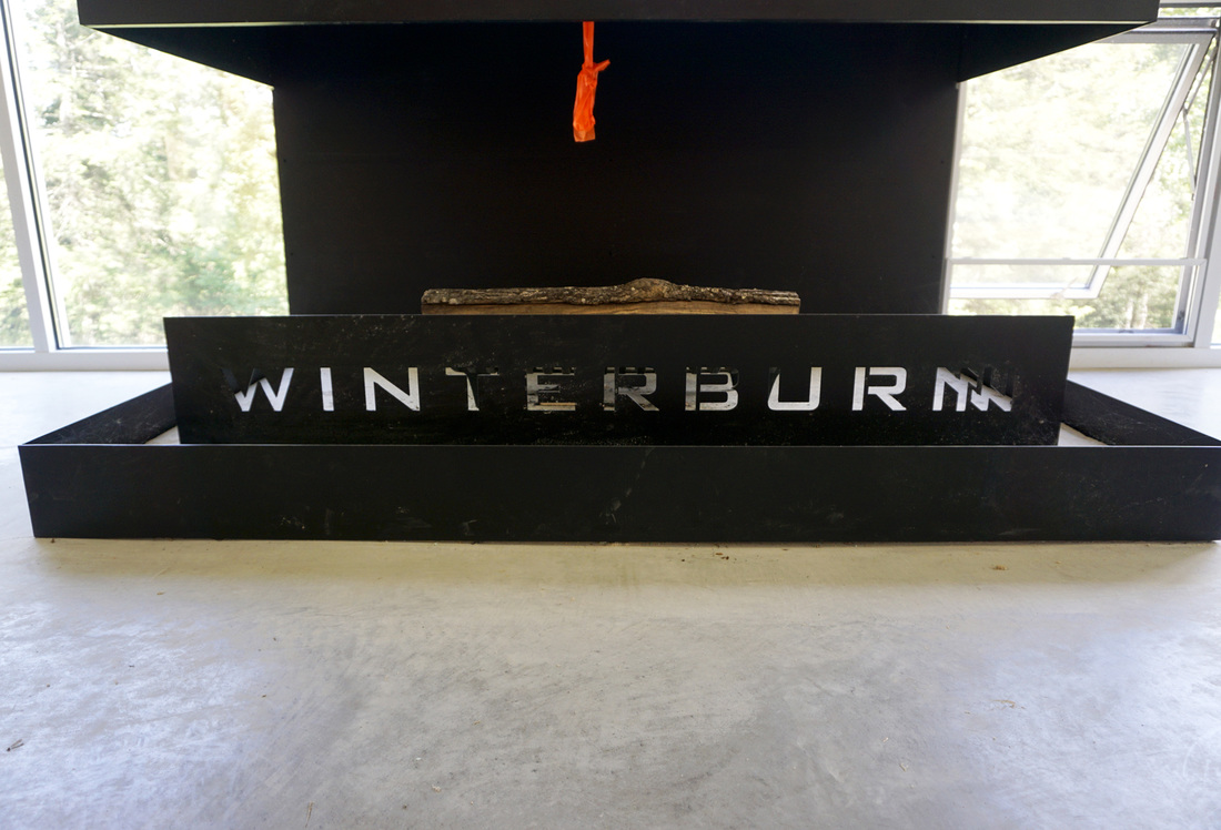 Winterburn fireplace Canvas WV