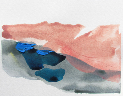 Lauren Adams Art - Painting on Paper - Morning River